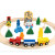 婴幼儿童木制电动磁性小火车轨道车套装手眼协调拼插类木质玩具 26木制小车