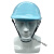 千井轻型PE防撞帽 透气轻便型安全帽车间轻薄防撞帽可印刷工厂车间帽 白色 重量约220克