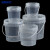 海斯迪克 透明塑料打包桶 密封存储小水桶 5L(1个) HKCX-324