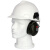 惠利得防护耳罩防噪音隔音降噪工地工厂车间挂安全帽式H10P3E罩 H10P3E挂安全帽式耳罩