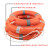 船用专业 加厚塑料儿童实心高浮力5556国标2.5kg游泳圈 红白（泡沫圈）