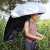 霜魄采茶背伞可以背的伞可以背着的雨伞背式伞免手拿背在身上的钓鱼遮 头伞直径95cm(戴在头上)绿彩 半穿 95cm