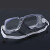 软边风镜喷漆防尘眼镜透明玻璃镜片防风防沙防灰尘打磨劳保护目镜 绿海绵护目镜(买2付送1付)