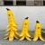 香蕉警示锥温馨提示小心地滑小心台阶禁止停车正在维修警示牌告示定制 60cm香蕉锥(中+英文)小心地滑