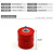 鸣固 绝缘子低压配电柜用零排端子高强度红色圆柱型 MNS60直径*70高*M10