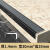 定制铝合金楼梯防滑条台阶踏步包边条瓷砖压边条护角收口条金属 L形防滑 土豪金30*20mm 1m