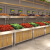 适用于不锈钢水果货架展示架水果店中岛专用水果货架堆头超市水果 120*78单层