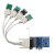 DIEWU PCI-E转4口RS485/422扩展卡工业级带电压抑制保护器串口卡 [2口]TXB1762口RS485/422光电