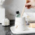 HYWLKJ北欧大理石纹洗漱口杯六件套装刷牙杯乳液瓶肥皂盒牙刷架托盘组合 白色牙刷桶