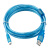 适用三菱Q系列PLC编程电缆USB-Q06UDEH/Q03UDE 数据下载线 MINI线 蓝色 2m