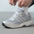 阿迪达斯 （adidas）男鞋CRAZYCHAOS老爹鞋 24夏季新款跑步鞋透气复古潮流休闲运动鞋 银灰/ADISTAR CUSHION/晒图-10 39 码