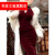 利麦（LIEEMIYE）订婚衣服女冬季旗袍改良敬酒服新中式红色礼服高端轻奢小众丝绒挂 图片色 S