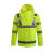 昊鹰 安全反光分体式透气雨衣雨裤套装 户外骑行成人反光雨衣套装 荧光绿XL175