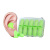 摇粒绒耳套睡觉专用可侧睡睡眠用的隔音耳套分体包耳防噪音护耳朵 玫红S小号儿童