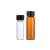 透明棕色玻璃螺口瓶样品瓶含PTFE特氟龙四氟硅胶垫片2-100ml 10支 透明2ml含四氟垫片【10支】