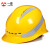 一盾免费印字 一盾安全帽工地男国标加厚建筑工程电力领导 黄色 四面透气反光条