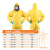 防化服耐酸碱 硫酸化学防护服危化品轻型生化 实验工作服腐蚀防酸 防护服（10套） XL