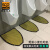 爱柯布洛卫洁商用版火车站卫生间男厕小便池尿斗垫防滑吸水45×53cm可更换吸湿布 黄色