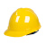 盾守 安全帽 V型不透气(普通插接款) 工程工地建筑施工 防砸抗冲击 黄色 1顶