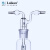 垒固125ml250ml500/1000多孔气体洗瓶高硼硅玻璃洗气瓶玻璃缓冲瓶 GL45螺口洗气瓶直管500ml