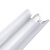 佛山照明(FSL)T8灯管工厂照明全套单管含光源带罩支架 T8支架+ LED灯管 6500K（白光） 白光 单管带罩0.6米+1根12W灯管