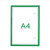 定制A4A3工厂车间巡场点检表文件夹设备巡检记录表文件袋磁性点检 A4绿色磁性 合适铁质表面