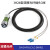 光纤快速连接器 防水IP67光纤圆形航插头插座 DH24型光纤套装(无线)