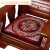 红木椅子坐垫椅垫中式椅餐椅办公室实木沙发坐垫 浅灰 正方形坐垫48X48CM