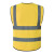 鸣固反光背心夏季骑行交通警示施工环卫反光衣马甲黄色