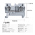 适用ST-2.5快速接线端子排 100片装 2.5平方31A 弹簧接线端子插拔 浅灰色