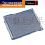 板万用双面电路板洞洞板喷锡玻纤环氧板PCB实验板线路板 双面喷锡蓝油板 7*9CM