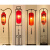 战舵（ZHANDUO）复古新中式落地灯中国风客厅立式茶楼书房卧室宫灯大红色灯罩 6601大红灯罩 配暖光