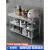 厨房不锈钢作台商用双层操作台三层桌子饭店切菜案板打荷台台面 长0宽60高0(双层