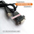 rs485母头 USB转RS232/RS485串口线DB9母头RTSCTS握手可输出5V电源YFS DB9公(针):RS485(免驱) 1m
