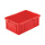 分隔式长方形塑料盒周转箱零件盒多格箱螺丝盒分类盒收纳盒62-2553系列 62-2553-58	黄色