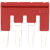 端子互联条插拔式桥接件中心边插件连接条红色短接条 白色
