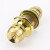 海斯迪克 HKC-557 铜锁芯门锁球形锁 铜把手球形锁 中心距60MM短舌