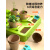 慕质（muzhi）阳光花房儿童种植diy科学实验小学生套装植物生长观察盒物理玩具 标配礼盒版单层种植种子6款工具2