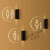 卫生间指示牌男女厕所标志牌带灯亚克力洗手间发光标识牌定制免接 G2款25X22CM接电 1x1cm