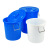 科雷杰（Corej）塑料桶 家用储水加厚大容量圆形收纳桶 酒店厨房垃圾桶 蓝色无盖 280L