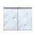 梦茜儿钢橱柜门板厨房灶台铝合金带框钢化玻璃订制定做自装厨柜门的 亮黑包边C型拉手ZY002