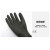 加厚耐磨工业耐酸碱胶皮手套塑胶黑胶橡胶加厚劳保加长耐用耐溶剂 双层耐酸碱手套黑色-55cm XL