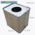 304不锈钢补水箱塑料透明膨胀加水斗槽锅炉配件土暖气专用耐高温 塑料1号水箱(约23升)