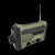 沃尔森XLN-290WB防灾手摇手电筒收音机充电多功能应急太阳能手电x 军绿色标配手摇发电 收音机 5档照明模式