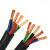 4平米国标铜线 铜芯电线电缆线4芯5芯4/6/10/16平方2.5 五芯2.5平方 100米