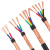 FIFAN铜屏蔽线ZC-RVVP阻燃2-6芯音频控制信号通信电缆线2*0.5平方(100米)
