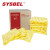 SYSBEL黄色化学品吸附棉枕西斯贝尔SCP001实验室耐酸碱防腐蚀吸收棉枕状吸油棉 SCP001
