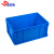 斯奈斯 EU箱物流箱周转箱收纳箱零件储物箱蓝色不带盖600*400*280