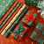伏加瑞伏加瑞包装纸圣诞节生日节庆礼物礼品礼盒包装纸鲜花牛皮纸加厚包装纸 2.5cm丝带5米【绿雪花】