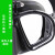 LZJV自由潜水镜低容积 深潜面镜 游泳潜水用品装备面罩浮潜套装 白色单面镜